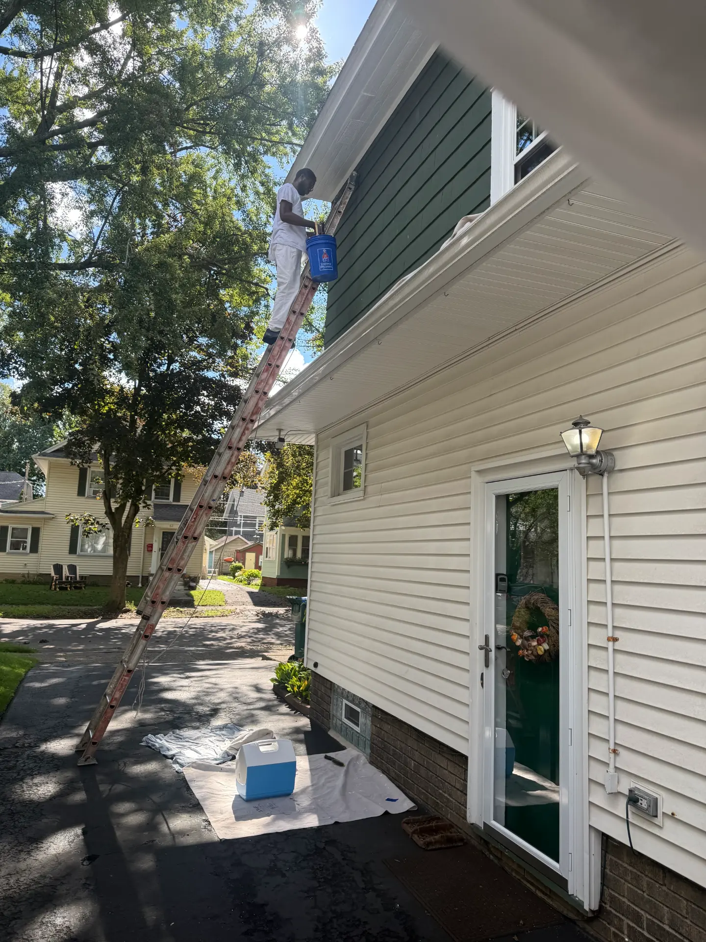 Exterior Window Painting in Rochester, New York